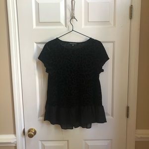 Adrianna Papell muted black top